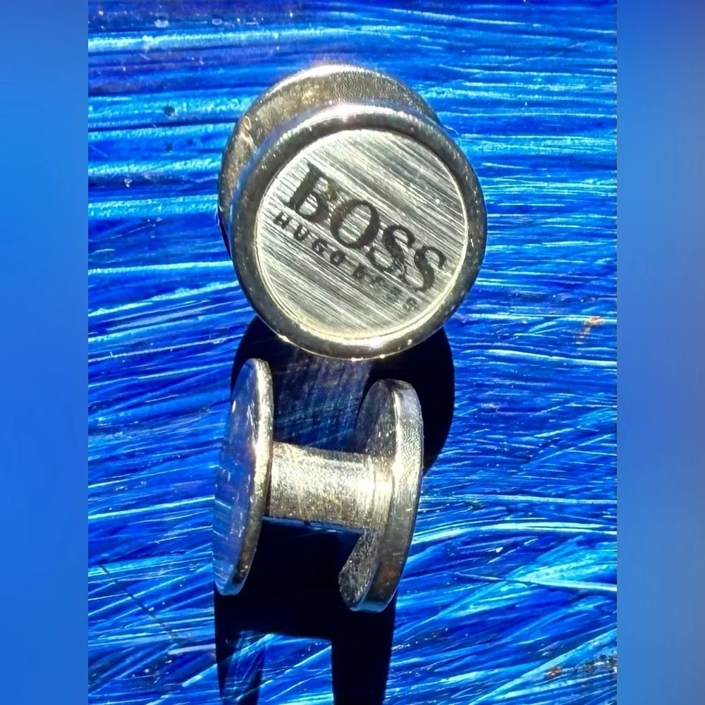 Hugo Boss Black and Silver Cufflinks